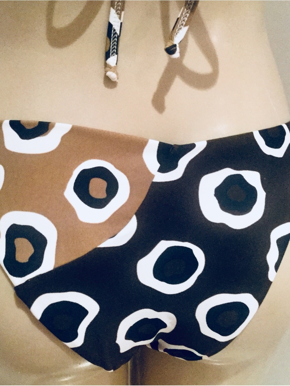 AGUA DE COCO ANIMAL PRINT HALTER BIKINI. - Picture 6 of 11